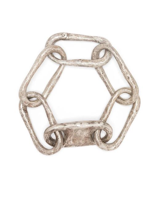 Parts Of 4 White Roman Large Link Bracelet