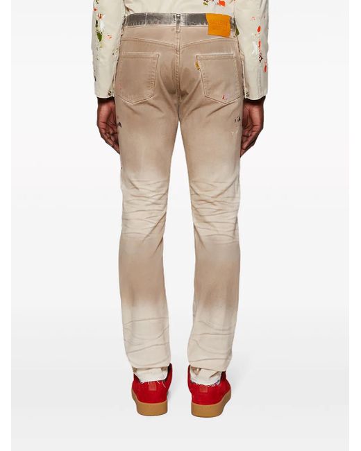 GALLERY DEPT. Natural Hollywood Distressed Jeans for men
