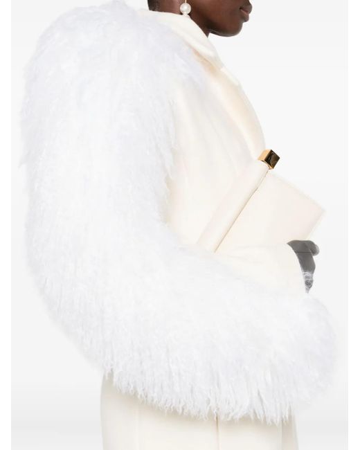 Jacquemus White Le Manteau Mantel