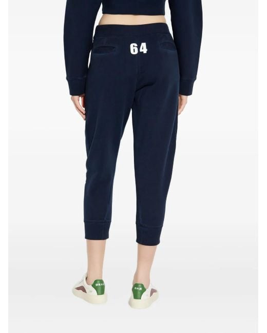 DSquared² Blue Jogginghose Mit Logo-Patch
