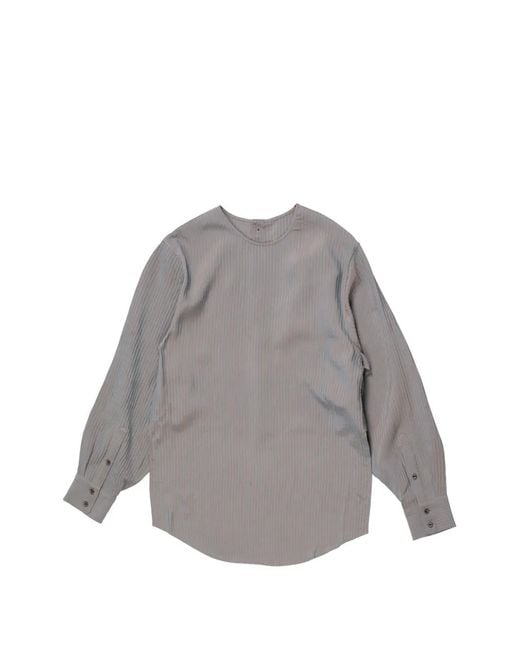 Top Tyler A Rayas Uma Wang de color Gray