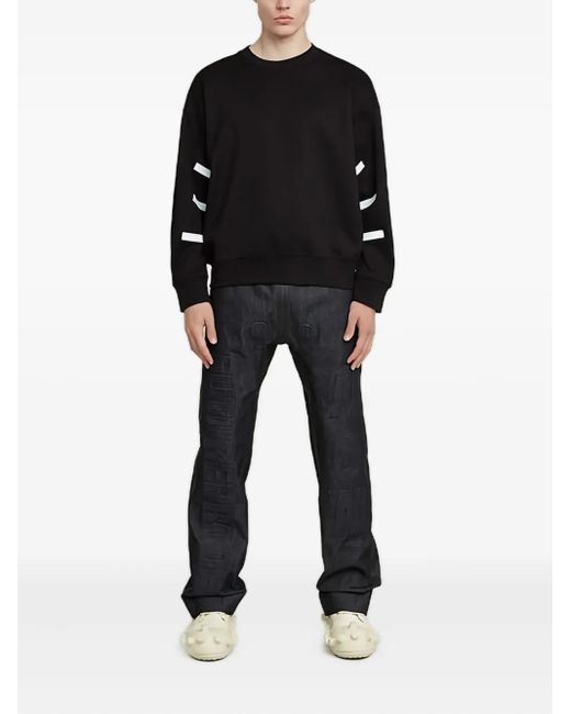 Walter Van Beirendonck Blue Slogan-Print Sweatshirt