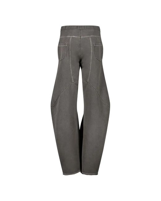 LUEDER Gray Five-Pockets Trousers