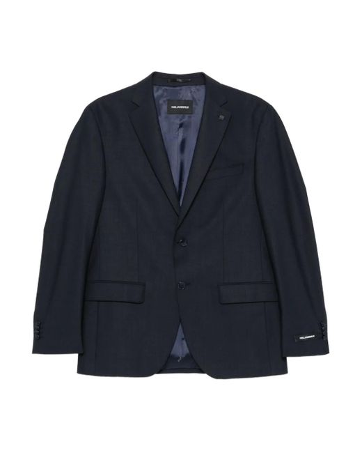 Karl Lagerfeld Blue Three-Button Jacket for men