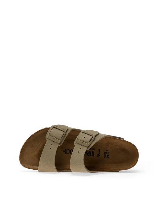 Birkenstock Brown Arizona Buckled Flat Sandals