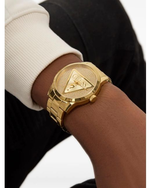 Guess Metallic Badge 44Mm for men