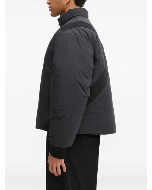 032c Gray Game Day Zip Bomber Jacket for men