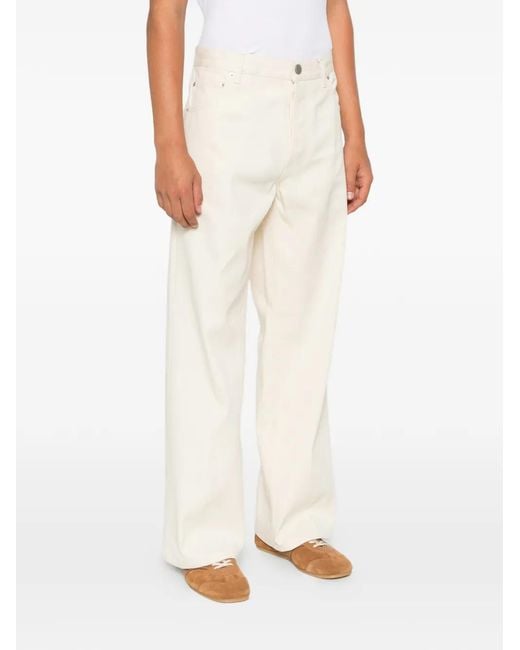 3Dici White Logo-Patch Jeans for men