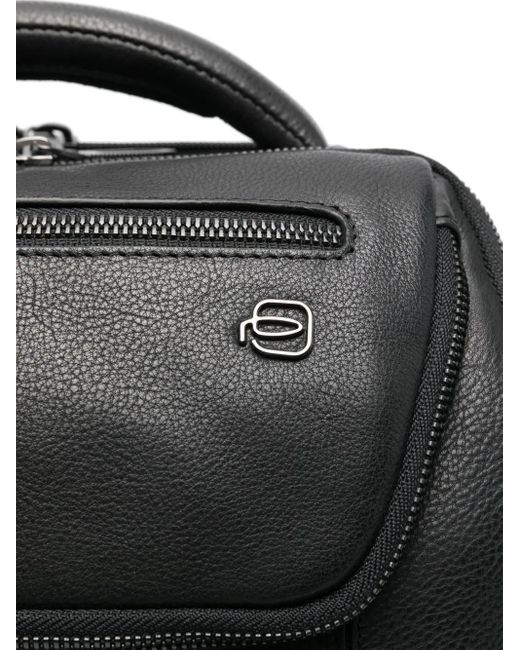 Mochila para portátil de 14" personalizable Piquadro de hombre de color Black