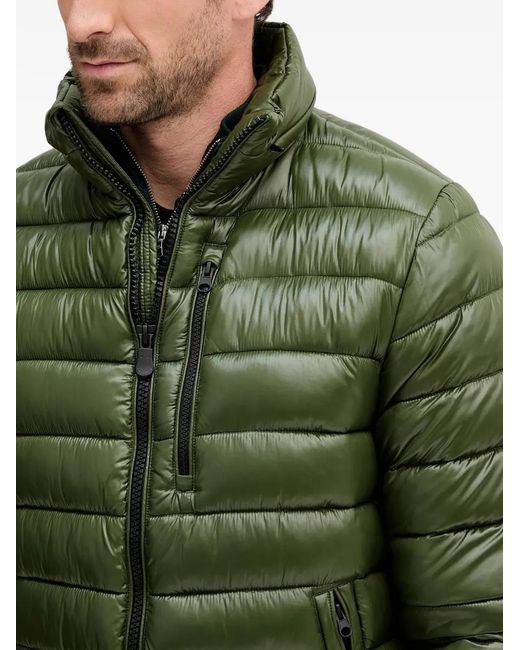 Save The Duck Green Zip-Fastening Jacket for men