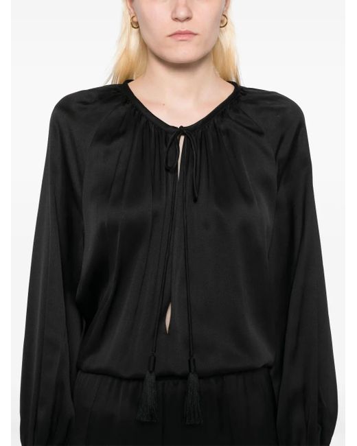 Mono largo con cuello en V Tom Ford de color Black