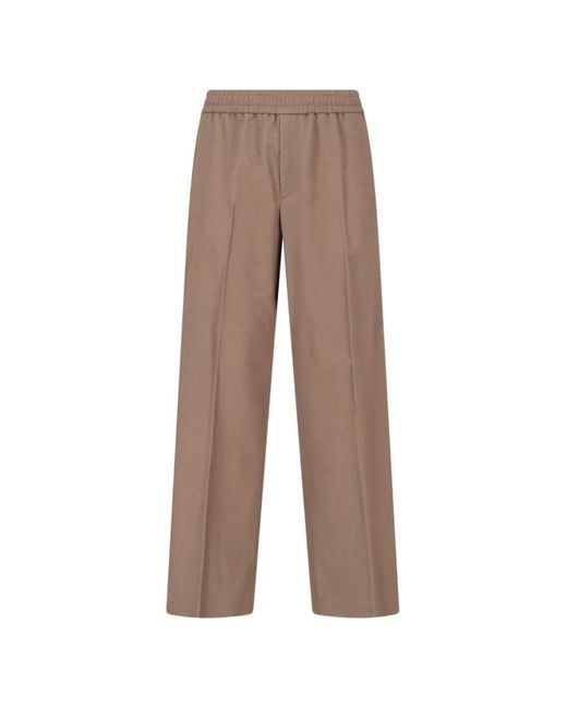 Golden Goose Deluxe Brand Natural Elastic-Waist Star-Appliqué Trousers for men