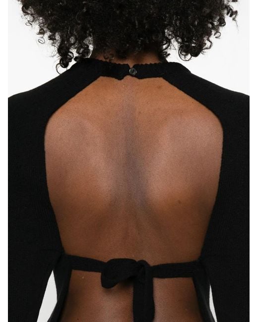 Cordera Black Cutout Cardigan