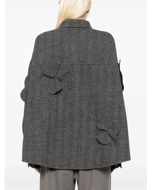 JNBY Gray Flower-Detailing Jacket