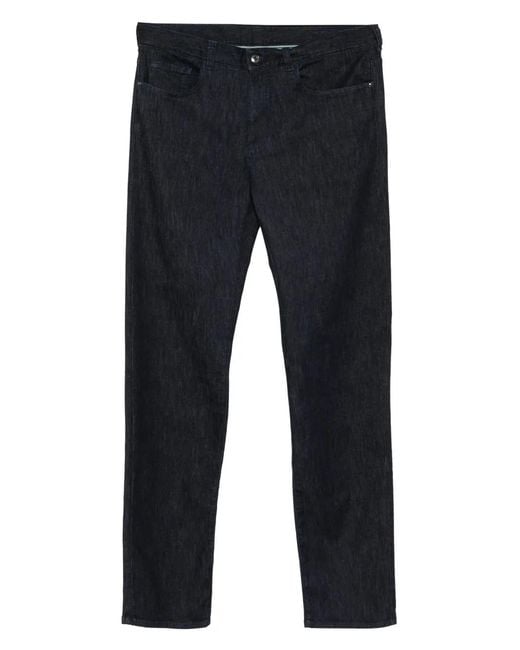 Canali Blue Five-Pocket Jeans for men