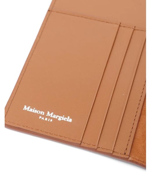 Maison Margiela Brown Leather Passport Holder