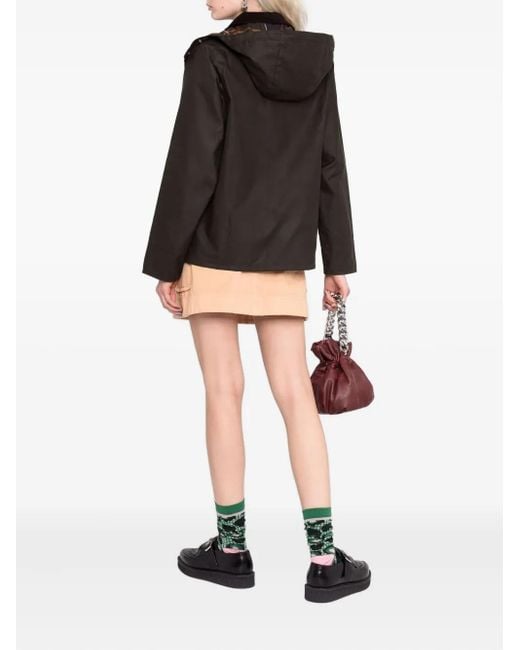 Barbour Black Avon Hooded Jacket