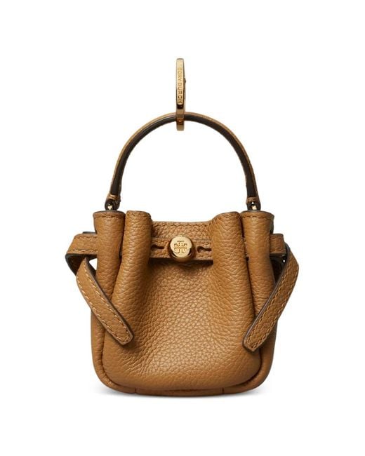 Tory Burch Metallic Romy Bucket Bag Charm