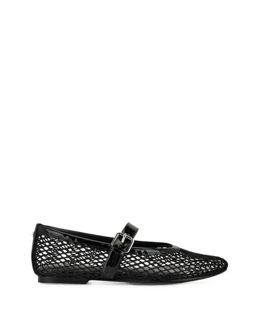 Guess White Paxey Mesh Ballet Flats