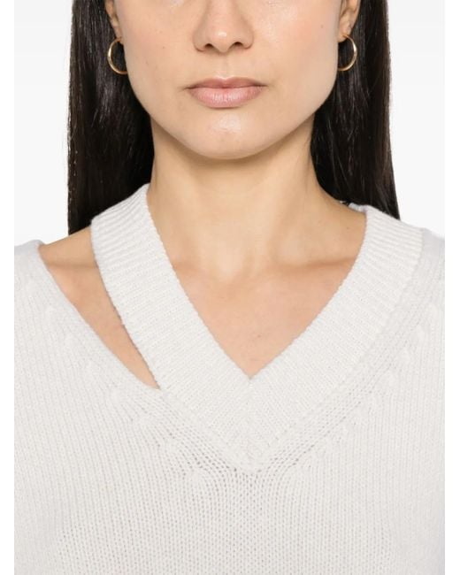 Rohe Vネック セーター White