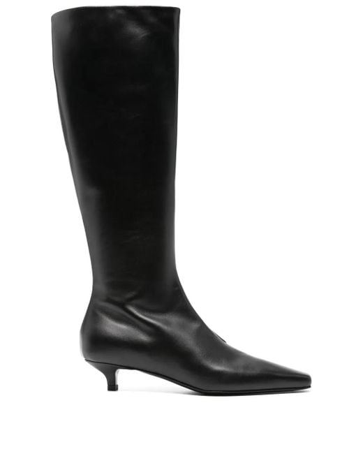 Totême  Black 40Mm The Slim Knee-High Boots