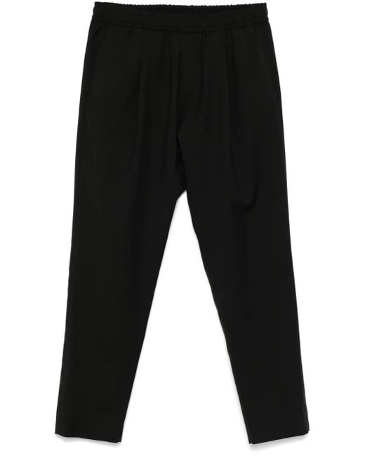 メンズ Low Brand テーパードパンツ Black