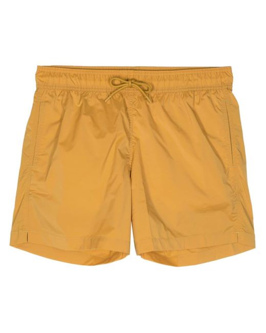 Frescobol Carioca Orange Elasticated Waist Swim Shorts for men