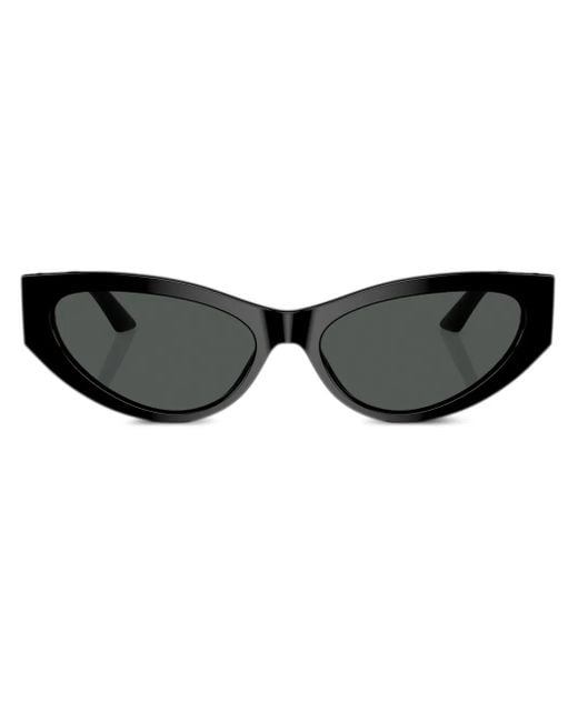 Versace Black Medusa Head Cat-Eye Sunglasses