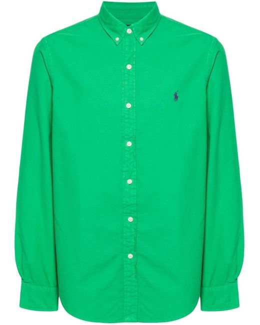Polo Ralph Lauren Green Polo Pony Button-down Shirt for men