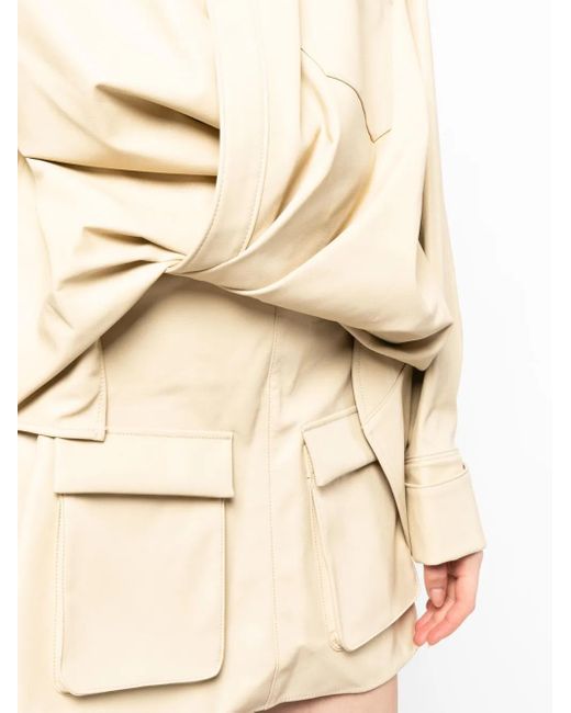 JNBY Natural Gathered-Detail Panelled Shirtdress