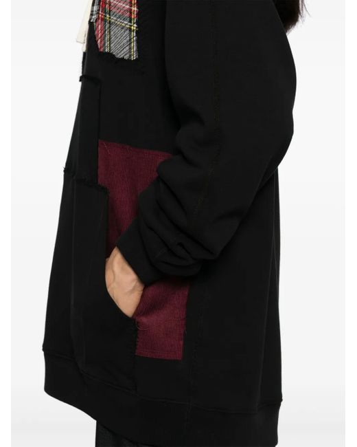 Hoodie À Design Patchwork Junya Watanabe pour homme en coloris Black
