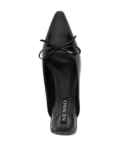 Senso Black Fenton Ii 30Mm Leather Mules