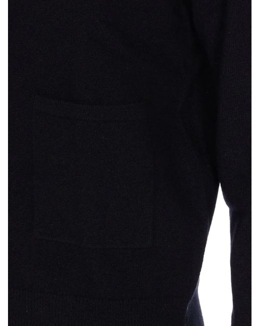 Not Shy Blue Button-Front Pocket Cardigan