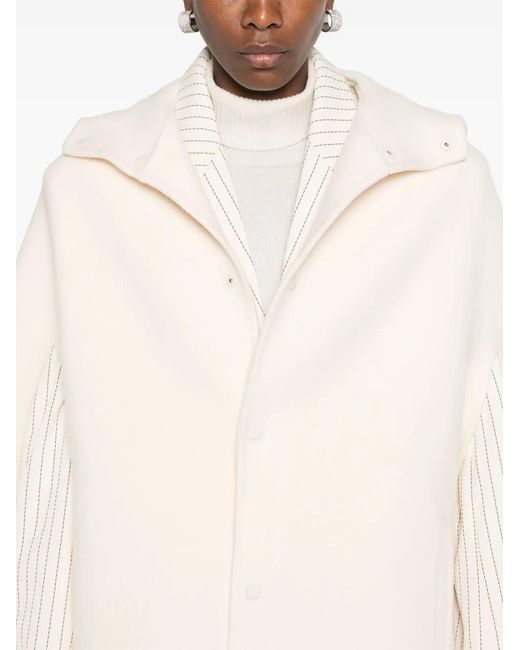 Fabiana Filippi Natural Wool Cape
