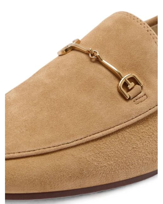 Sam Edelman Natural Loraine Horsebit-Detail Loafers