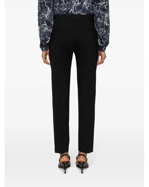 Isabel Marant Black Nolena Slim-Cut Trousers
