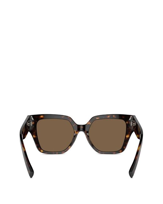 Dolce & Gabbana Brown Square-Frame Sunglasses