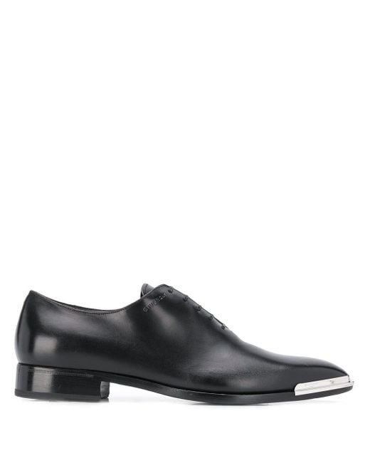 Givenchy Black Metal Tip Oxford Shoes for men