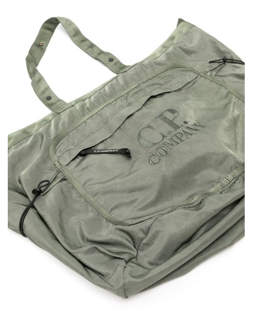 C P Company Gray Nylon B Shoulder Bag for men