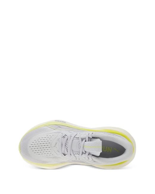 PUMA White Magmax Nitro 2 Perforated Sneakers