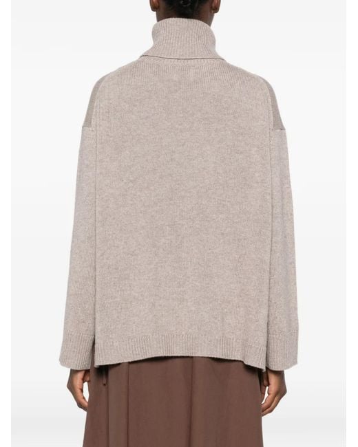 Allude Natural Turtleneck Sweater