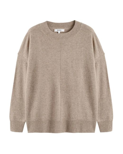 Chinti & Parker Natural Pullover Mit Ziernähten