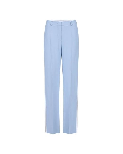 Iceberg Blue Side-Stripe Tailored Trousers