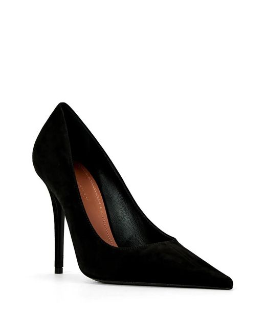 AMINA MUADDI Black Barbara Pointed Pumps