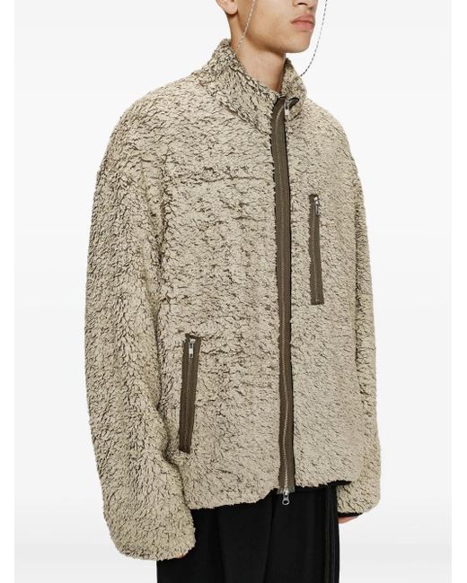 Song For The Mute Natural Textured-Finish Jacket for men