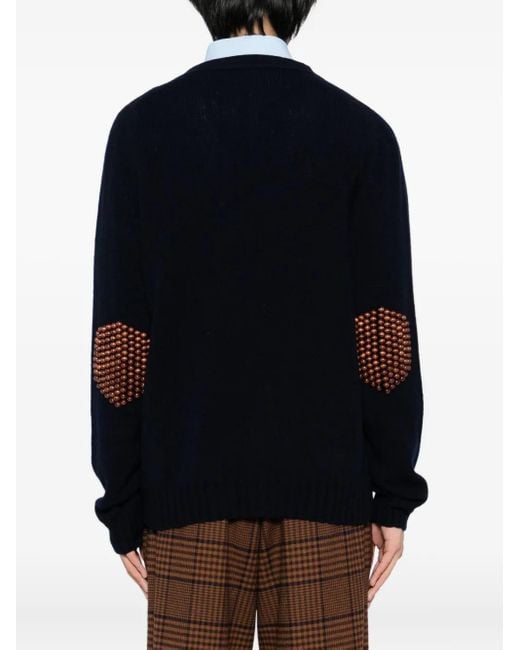 Bless Black Sphere-Pad Cardigan