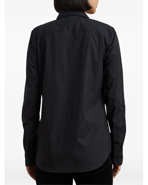 Ralph Lauren Blue Button Embellished Shirt