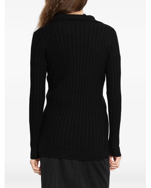 Cárdigan de canalé con botones IRO de color Black