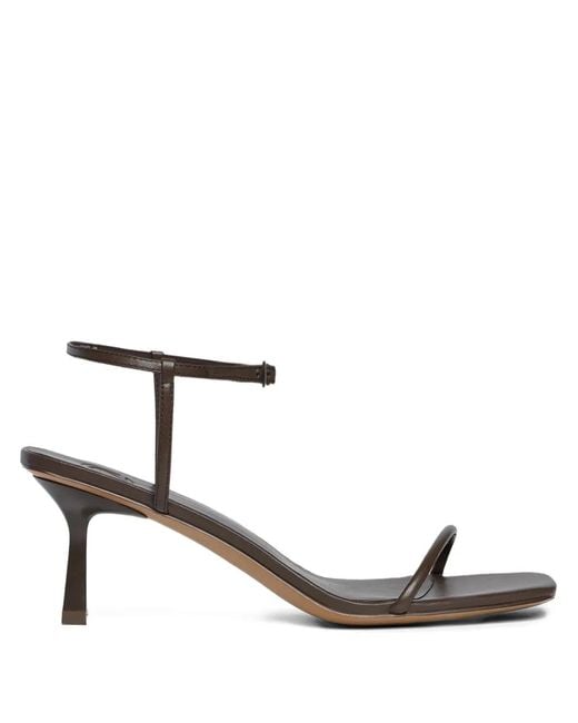 12 STOREEZ Brown 60Mm Ankle-Strap Leather Sandals