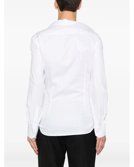 HODAKOVA White Asymmetric-Design Shirt
